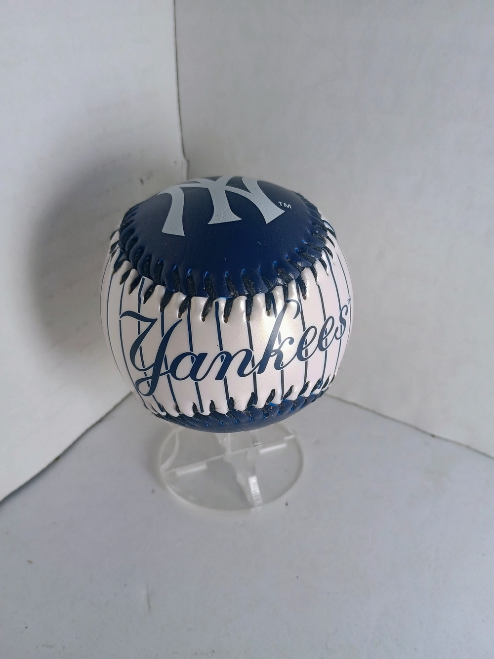 New York Yankees Navy and White Baseball - Official Team Logo